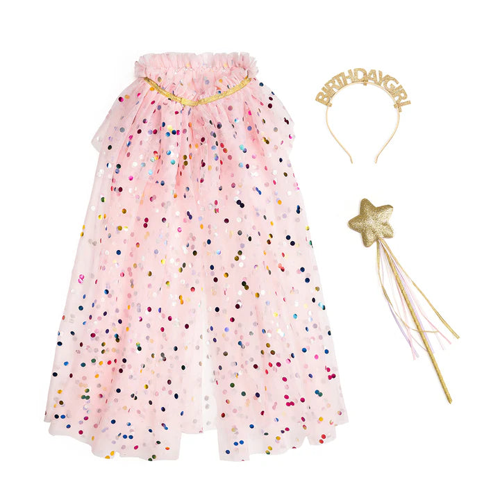 Sweet Wink Girls' Birthday Girl Dress Up Kit - Ages 3+ years - Pink Sweet Wink Girls' Birthday Girl Dress Up Kit - Ages 3+ years - Pink