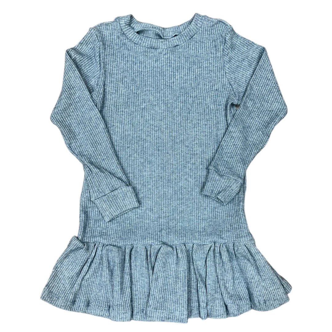 Blue Dropwaist Dress, Basic Ribbed Sparkle 14