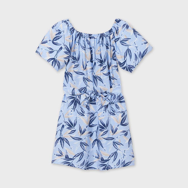 Blue Leaves Dress Southern Style Blue Leaves Dress Southern Style