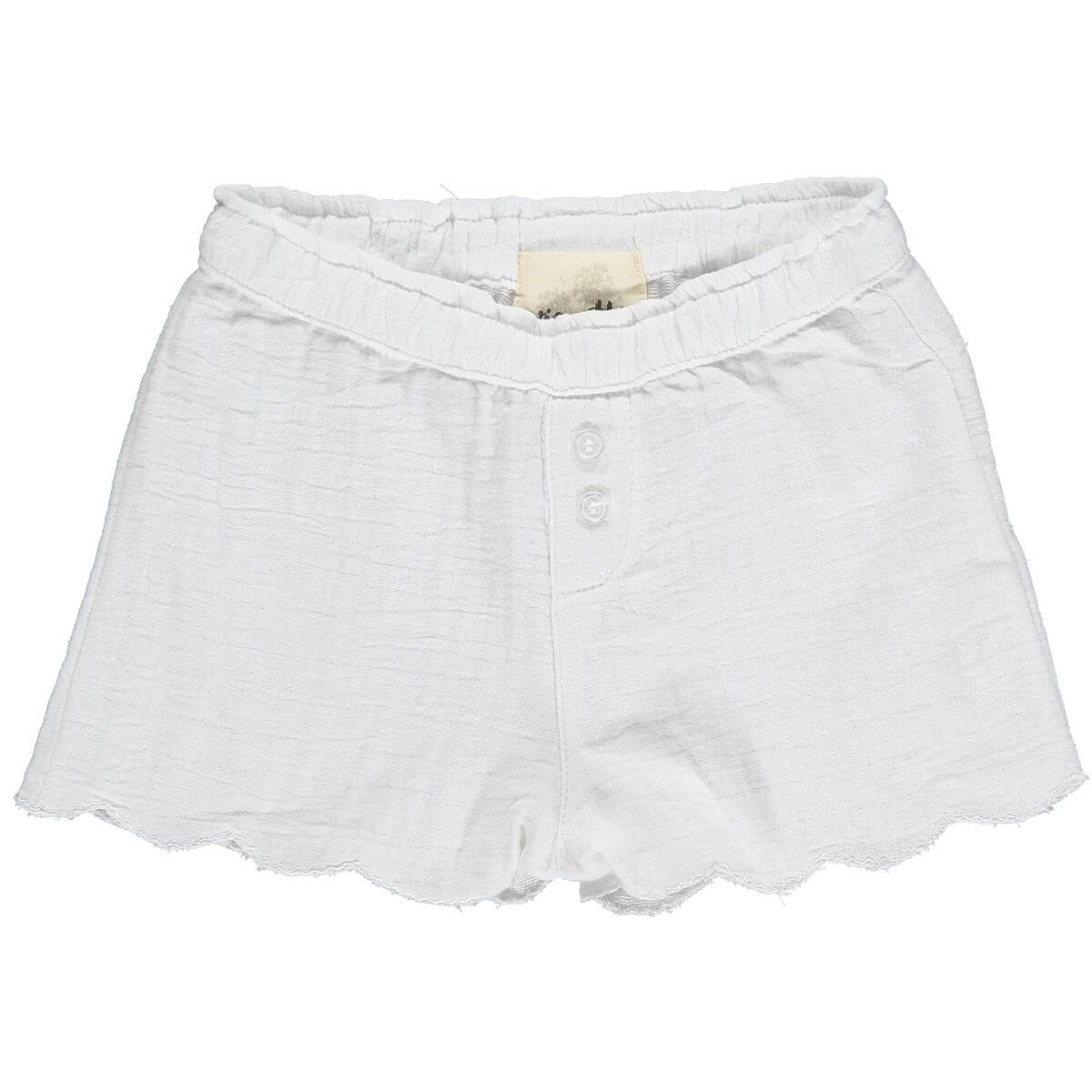 White Beatrix Shorts