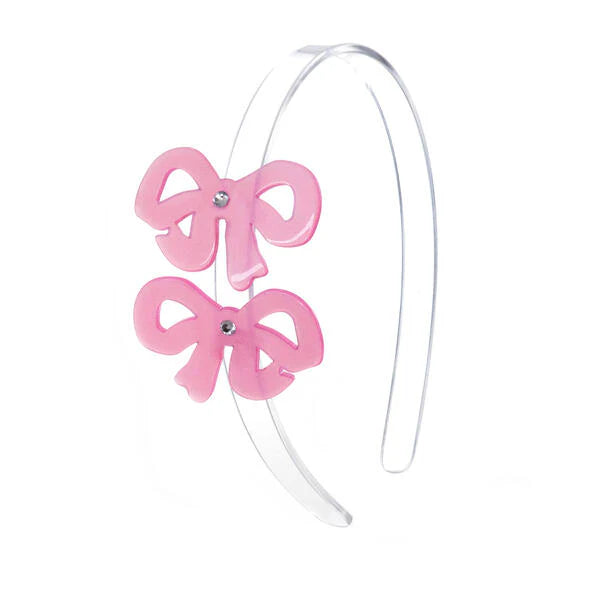 Bows Fancy Double Pink Headband