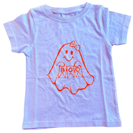 Light Purple BOO Ghost T-Shirt