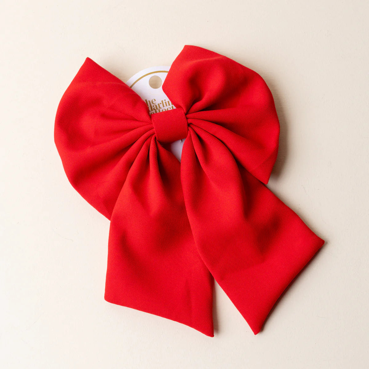 Red Game Day Classic Hair Bow