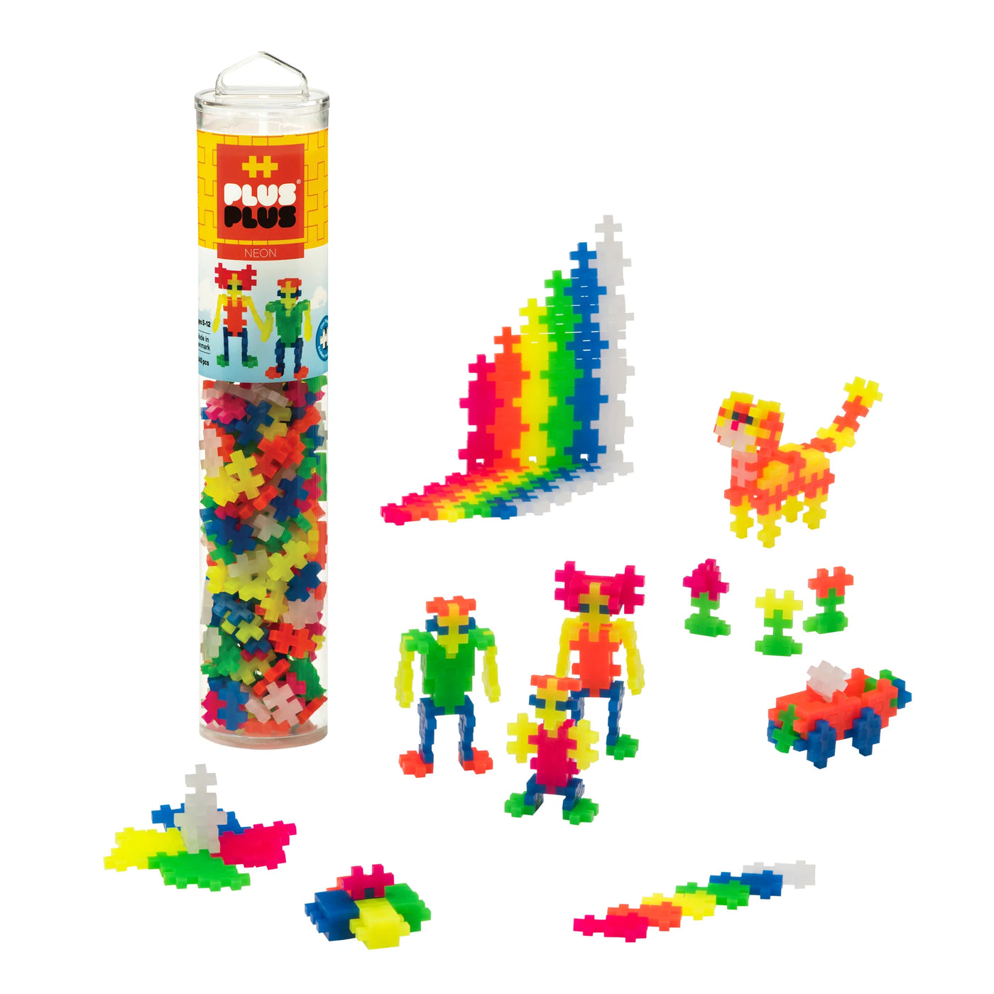 Neon Color Mix Tube- 240pc Open Play Mix