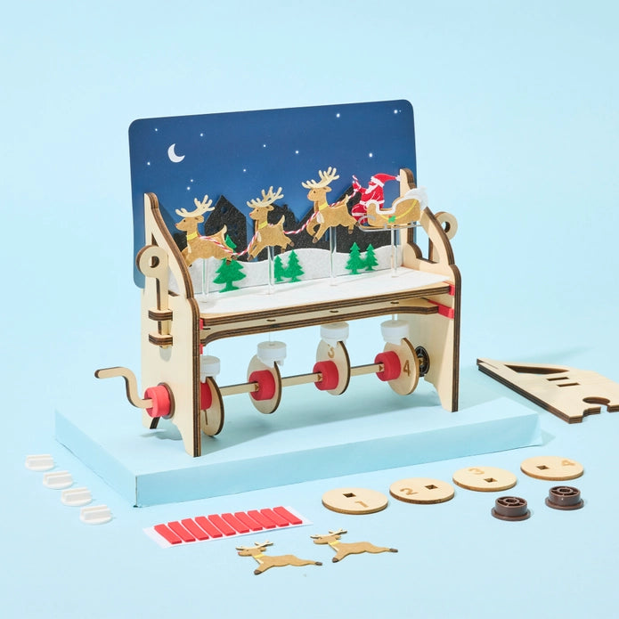 Santa's Sleigh Automation Engineering Kit For Kids