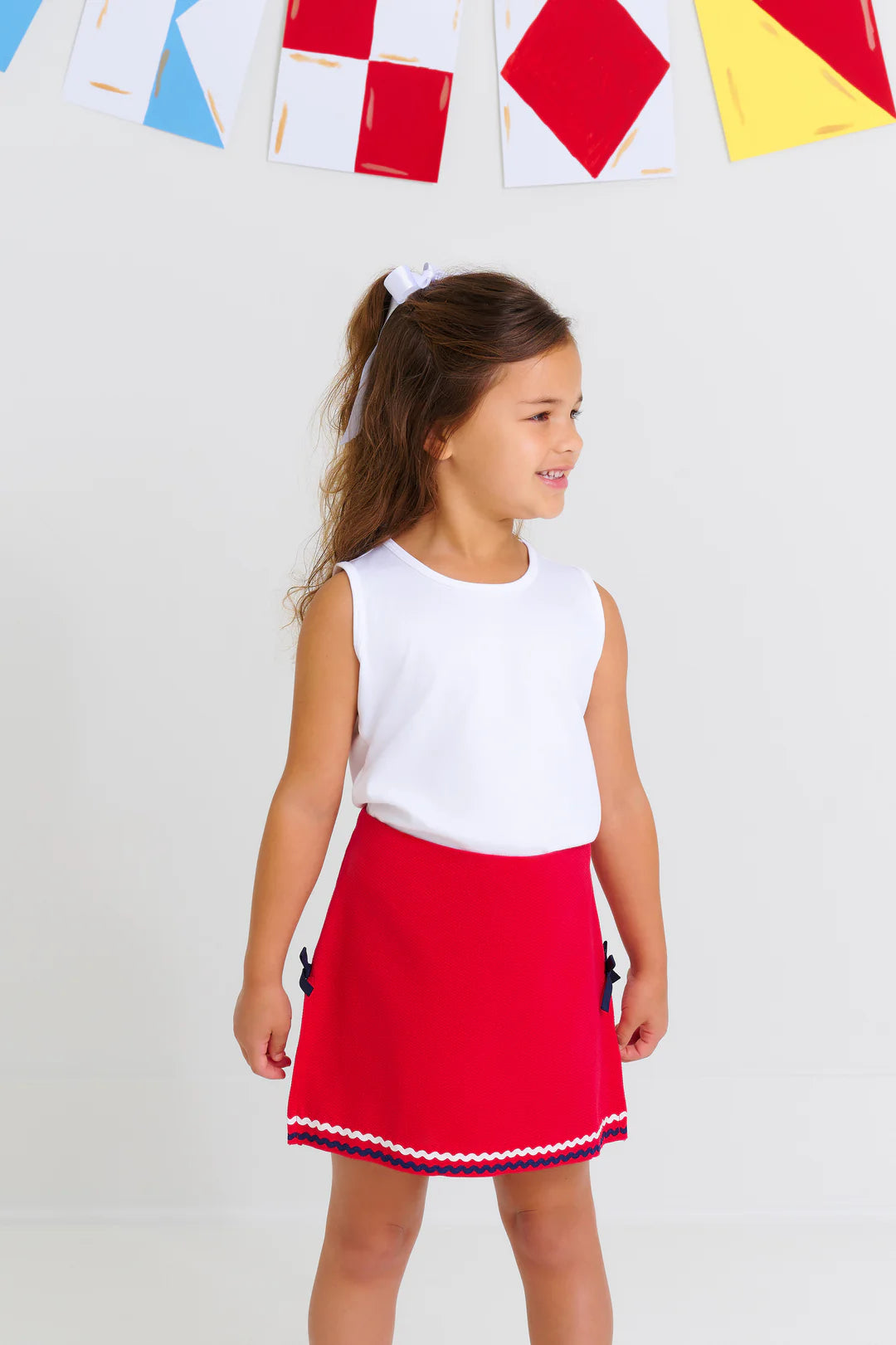 Richmond Red with Nantucket Navy Clays Club Skort (Pique)