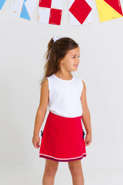 Richmond Red with Nantucket Navy Clays Club Skort (Pique)