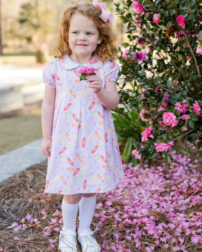 Back to School Knit Penny Pleat Dress