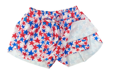 Patriotic Stars Butterfly Shorts