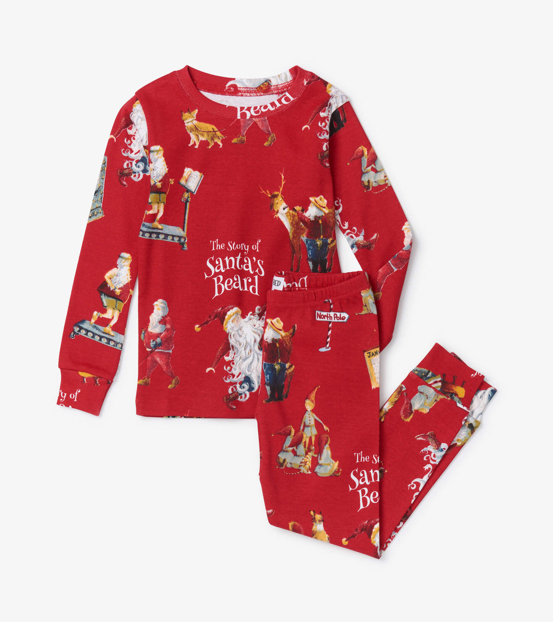 The Story Of Santa's Beard Pajama and Book Set