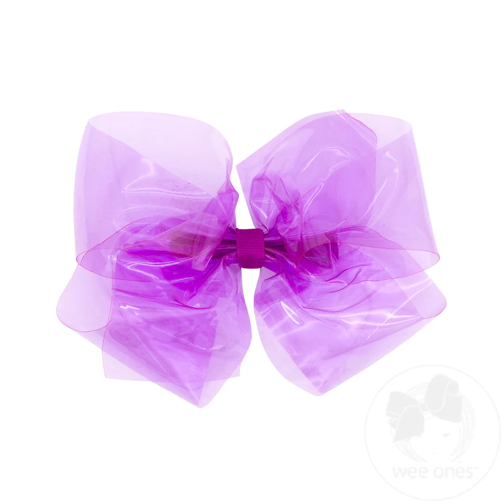 King WeeSplash Colored Vinyl Bow with Plain Wrap (4 color options)