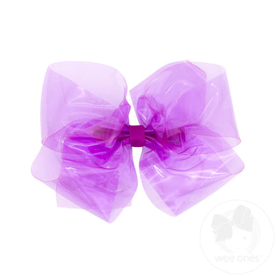 King WeeSplash Colored Vinyl Bow with Plain Wrap (4 color options)