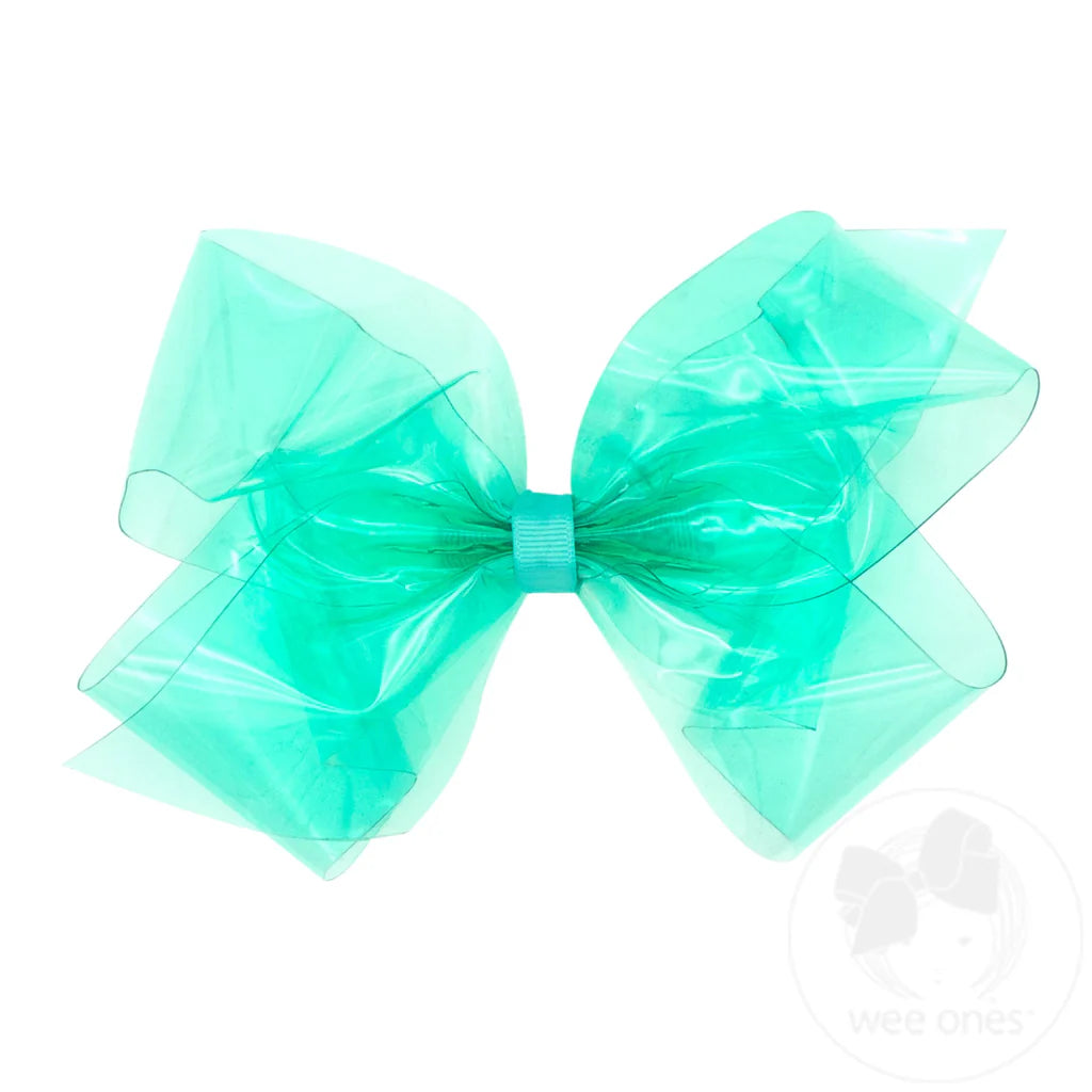 King WeeSplash Colored Vinyl Bow with Plain Wrap (4 color options)