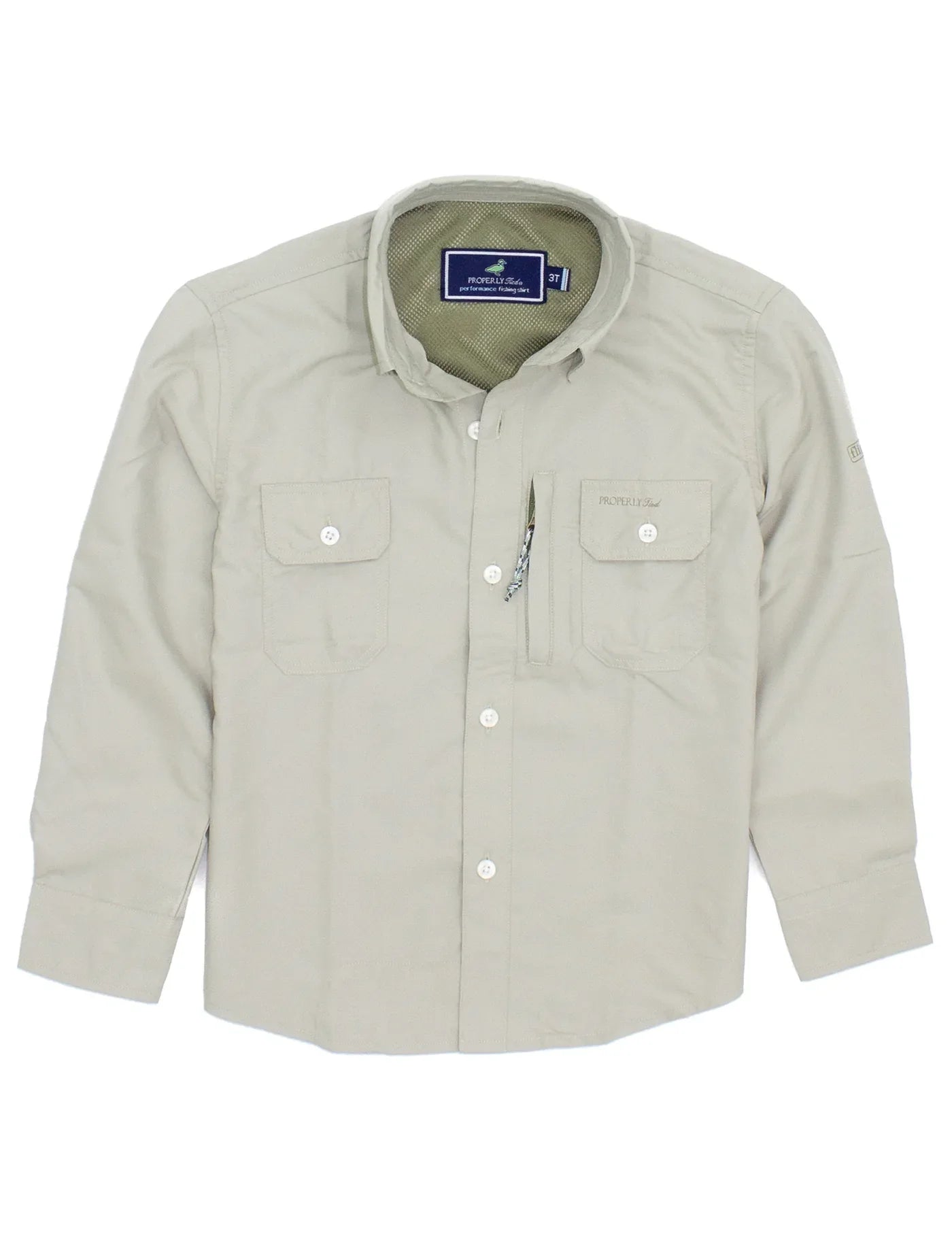 Khaki Offshore Fishing Shirt