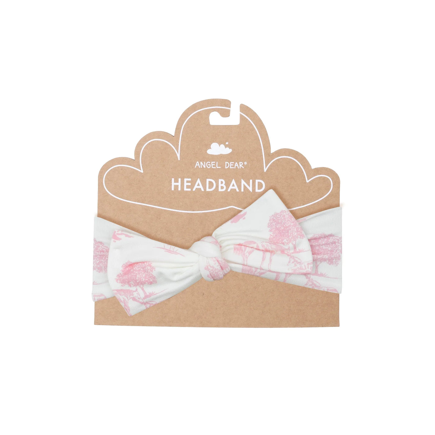 Farm Toile Pink Headband