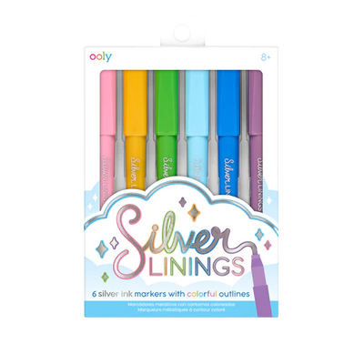 Silver Linings Outline Markers