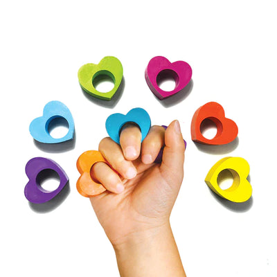 Heart Ring Crayons- Set of 6