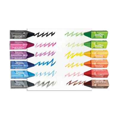 Happy Triangles Jumbo Crayons- Set of 12