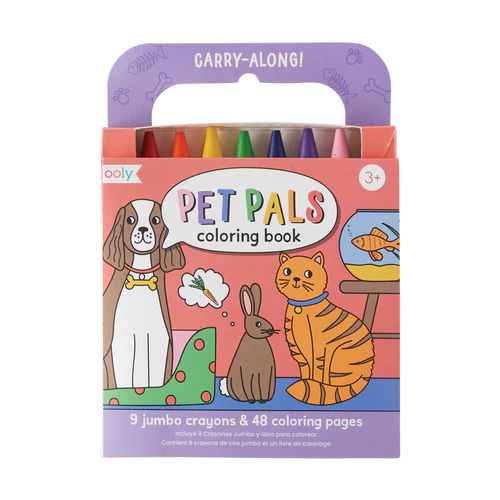 Pet Pals Carry Along Coloring Book Set