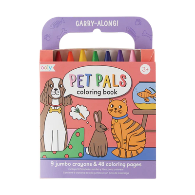 Pet Pals Carry Along Coloring Book Set