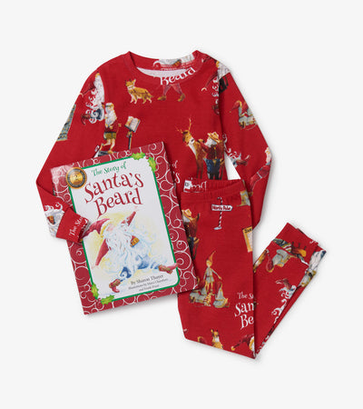 The Story Of Santa's Beard Pajama and Book Set