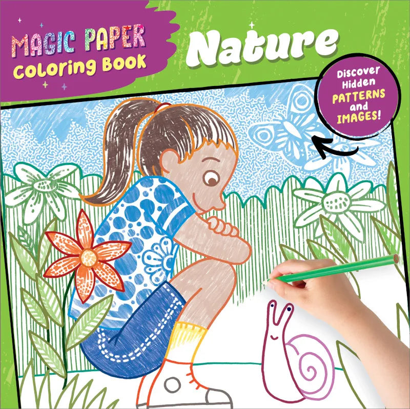 Magic Paper Coloring Book- Nature