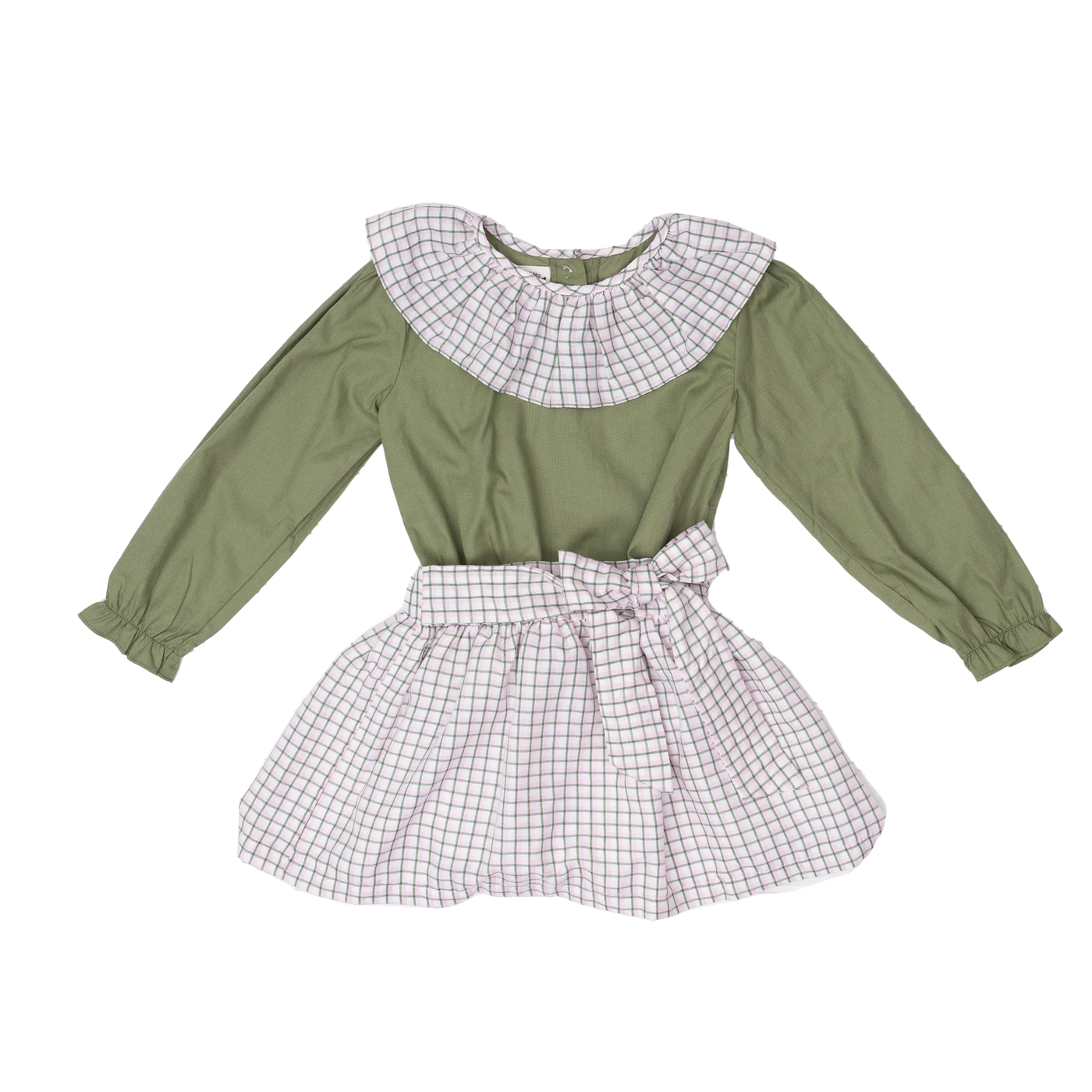 Anderson Ann Pink and Green Skirt Set