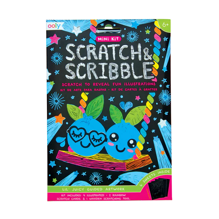 Lil' Juicy Mini Scratch and Scribble Art Kit