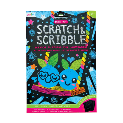 Lil' Juicy Mini Scratch and Scribble Art Kit