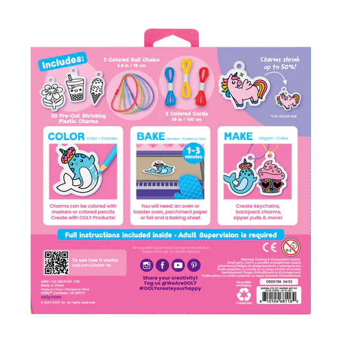 Shrink-Its Art Kit- Cute Crew