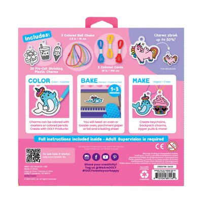 Shrink-Its Art Kit- Cute Crew