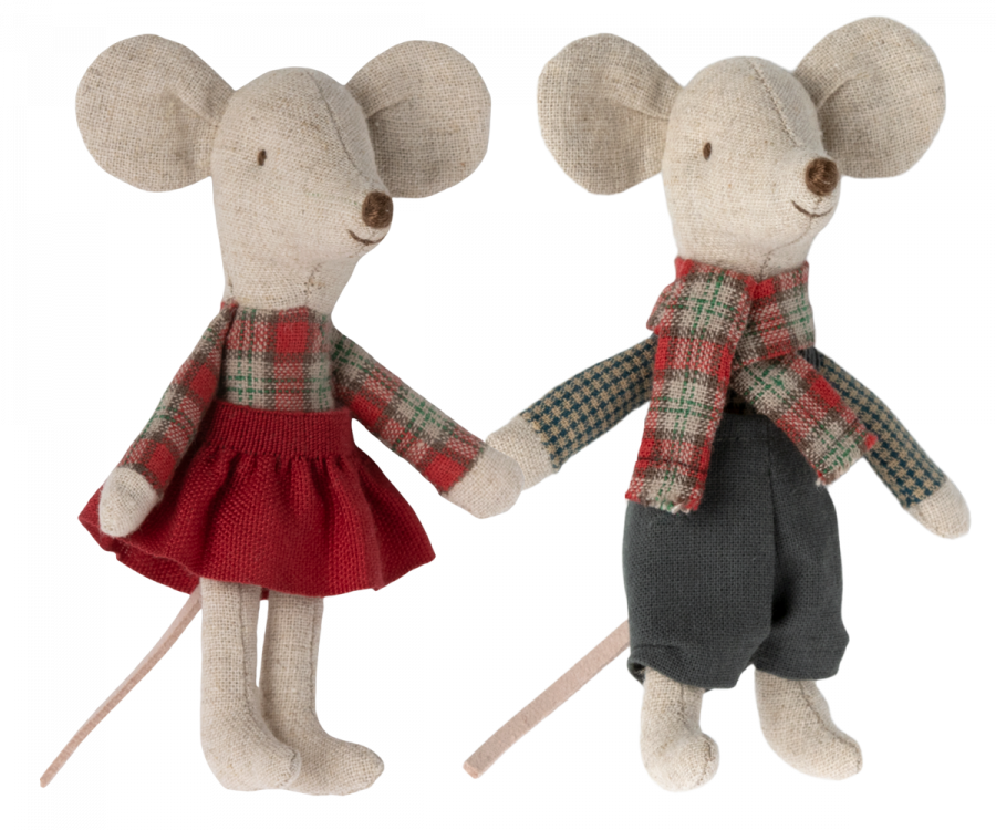 Winter Mice Twins