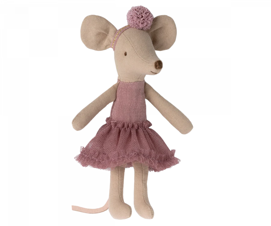 Big Sister Ballerina Mouse- Heather