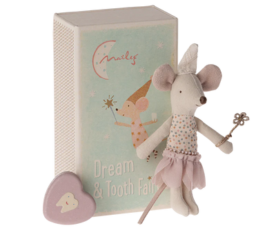 Tooth Fairy Mouse, Little Sister in Matchbox