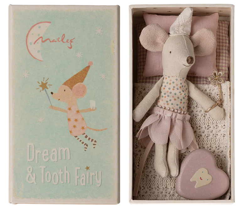 Tooth Fairy Mouse, Little Sister in Matchbox