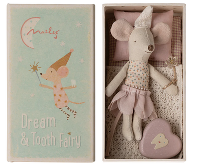 Tooth Fairy Mouse, Little Sister in Matchbox