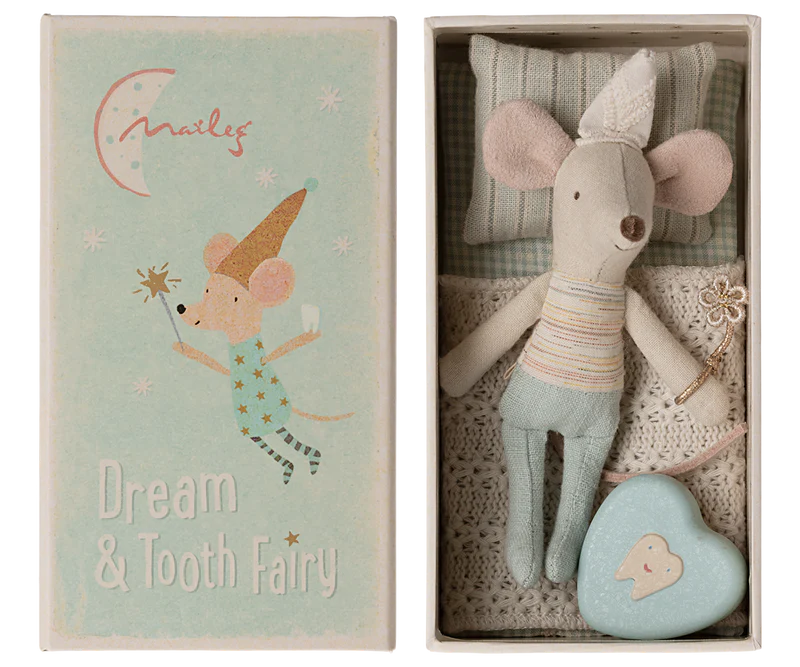 Tooth Fairy Mouse Little  Brother in Matchbox