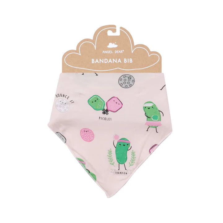 Pickleball Pink Bandana Bib