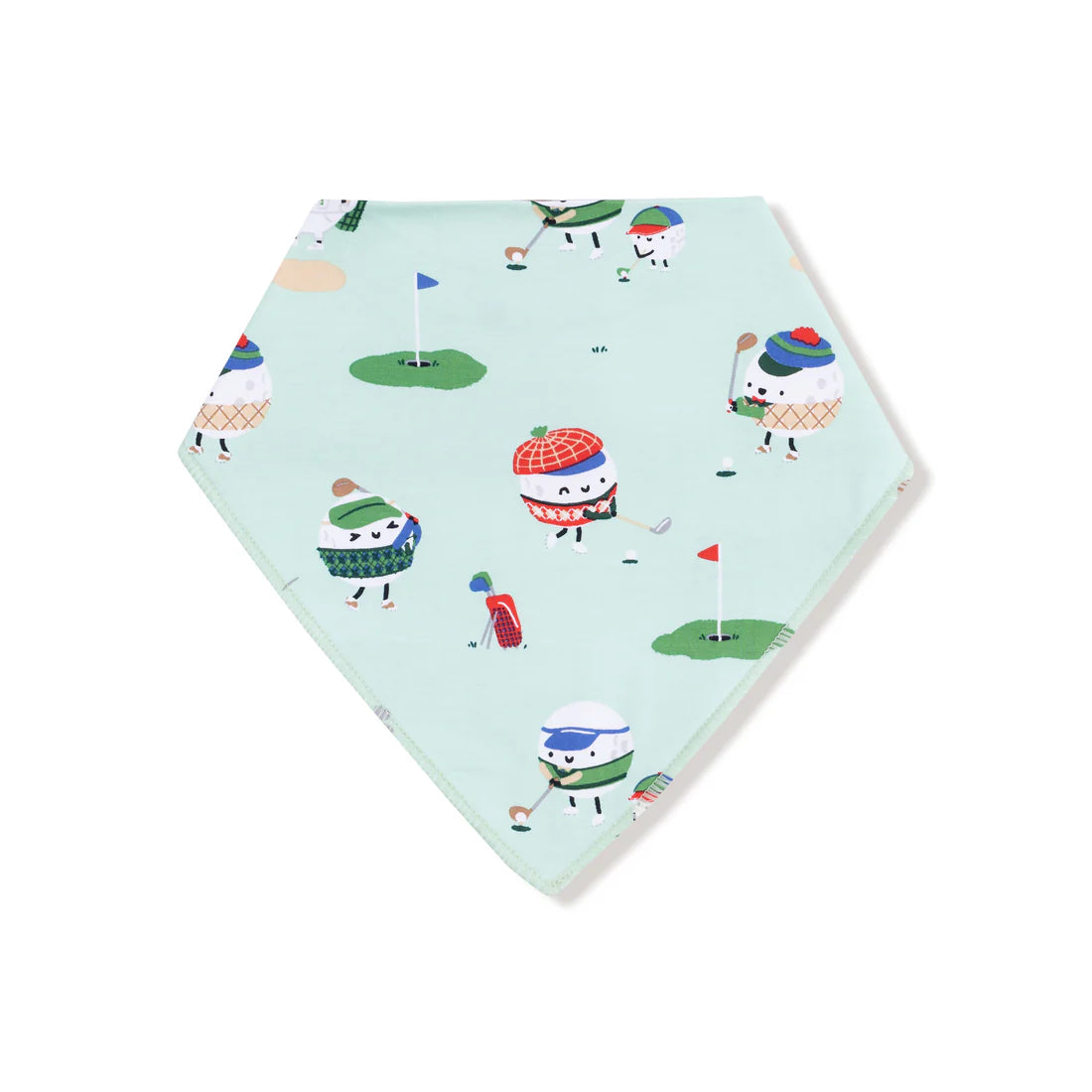Golf Pros Green Bandana Bib