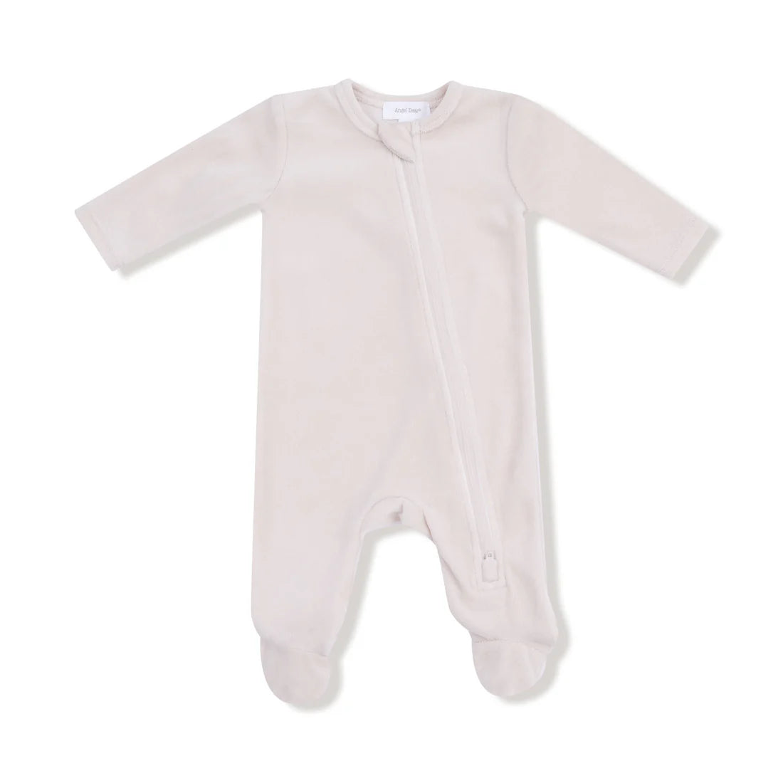 Velour Teddy Bear Footie