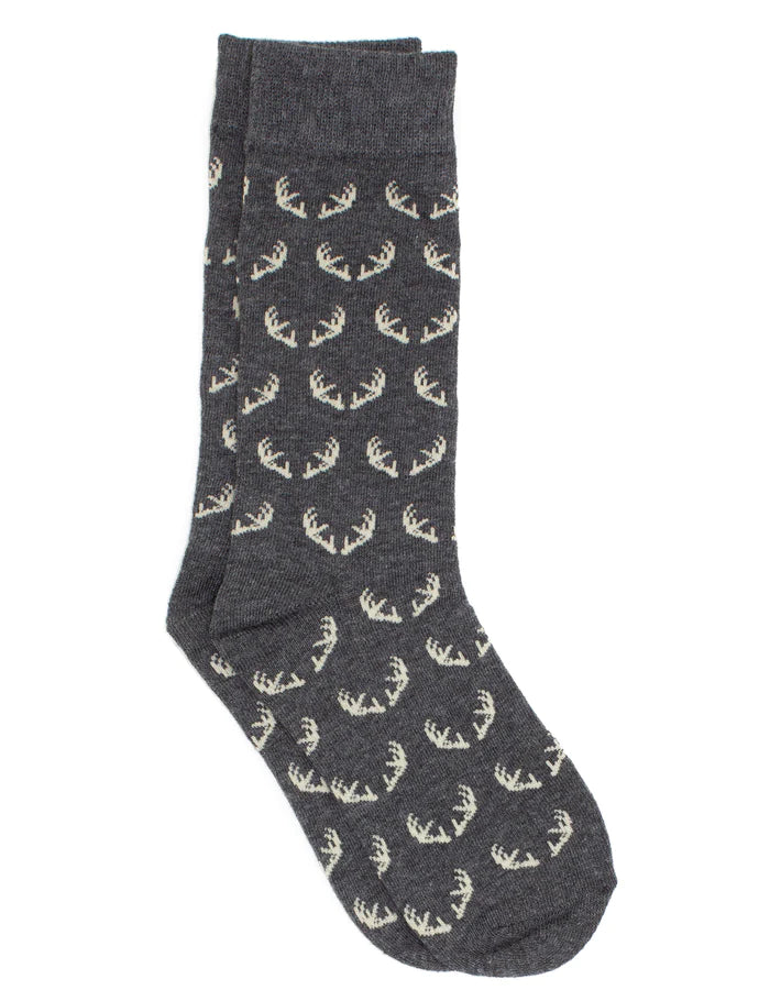 Boys Lucky Duck Socks- Antlers