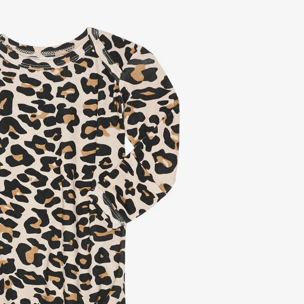 Lana Leopard Knotted Gown