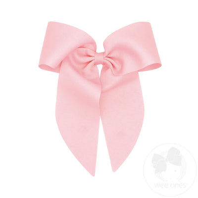 King Grosgrain Bowtie with Flat Wrap and Whimsy Tails (6 Color Options)