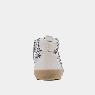 Silver Glitter Paulina Kids Shoes