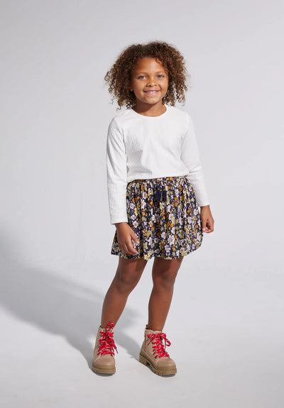 Snow Pointelle Essential Tee
