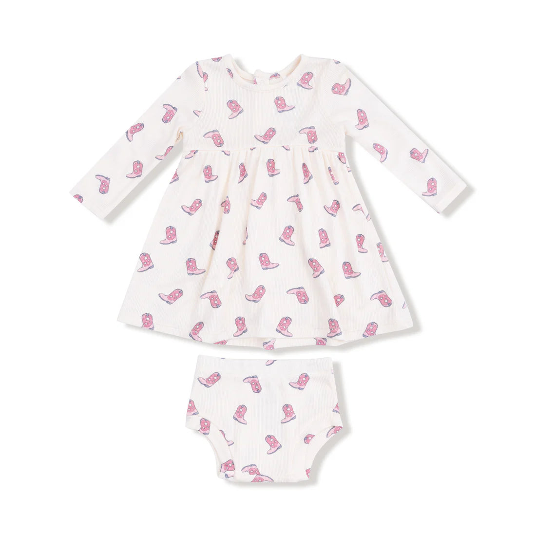 Petite Cowgirl Boots Simple Dress