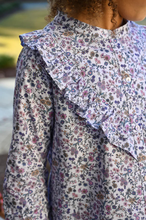 Plum Floral Annie Dress