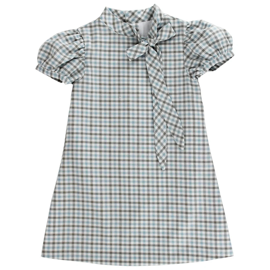 Pigeon Plaid - Tia Tie Dress