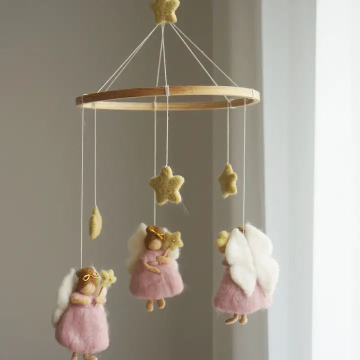 Felted Fairy Mobile