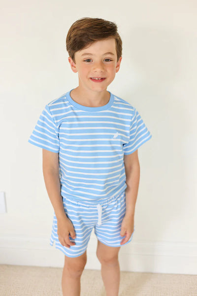 Sarasota Sky Stripe Carter Crewneck